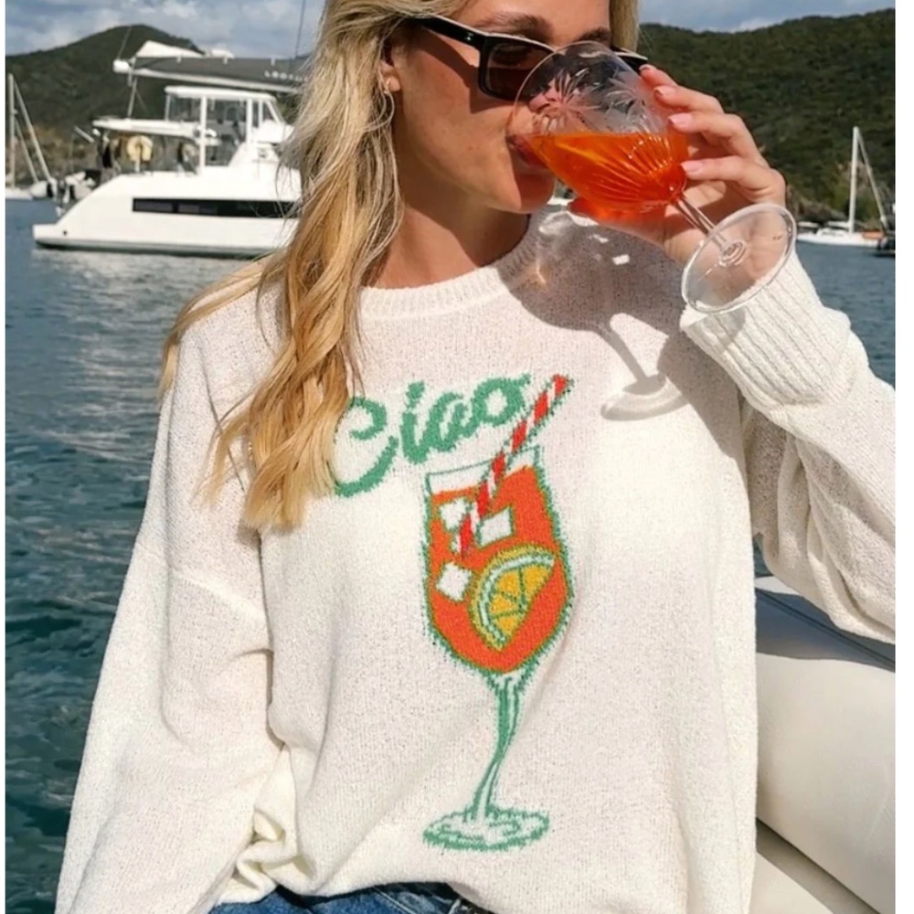 Show Me Your Mumu Ciao Cocktail Woodsy Sweater
